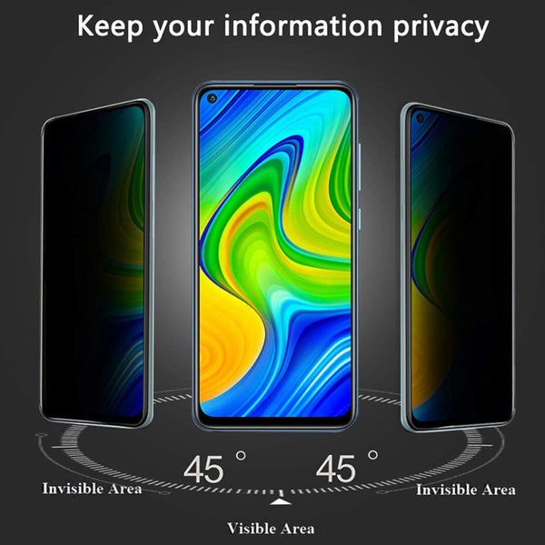 Anti-Spy Tempered Glass Protector
